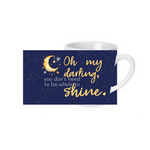 Oh My Darling Shine Ceramic Latte Mugs