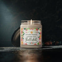 Inhale Peace Exhale the Bullshit Scented Soy Candle, 9oz