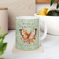 Your Wings Are Ready Butterfly Ceramic Mug, (11oz)