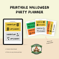 Monster Madness Halloween Party Decoration Kit Printable