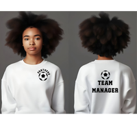 Soccer Team Manager Crewneck Sweatshirt